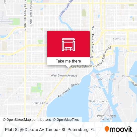 Mapa de Platt St @ Dakota Av