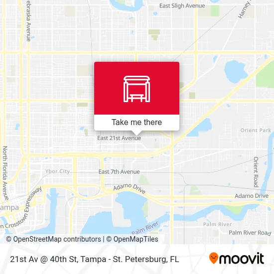 21st Av @ 40th St map