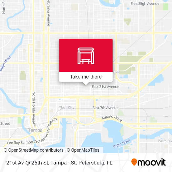 21st Av @ 26th St map