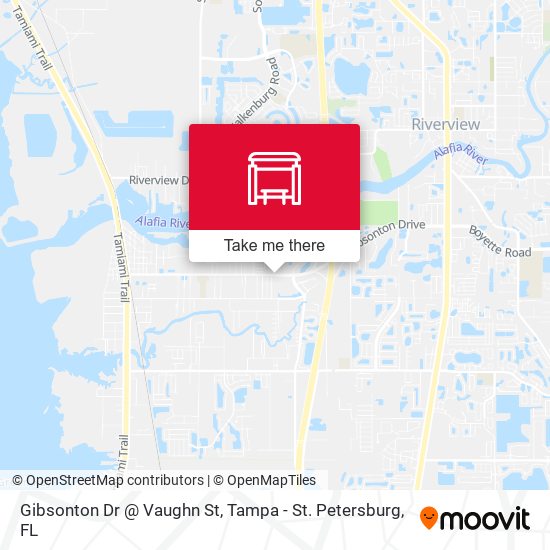 Gibsonton Dr @ Vaughn St map