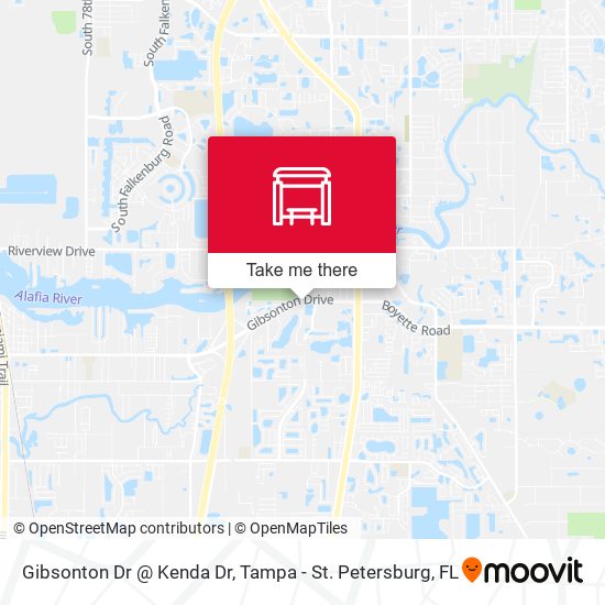 Gibsonton Dr @ Kenda Dr map