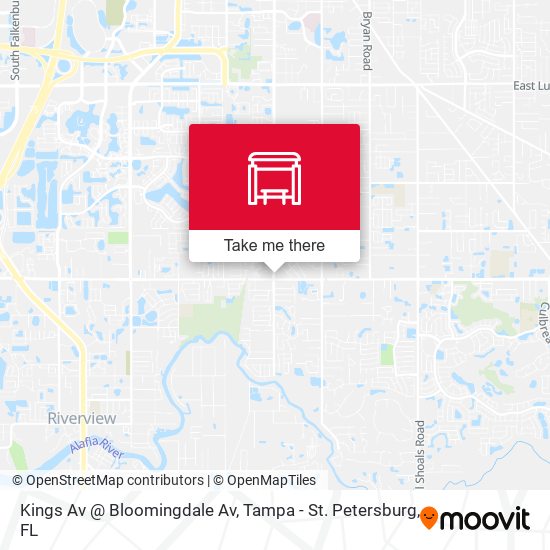 Kings Av @ Bloomingdale Av map