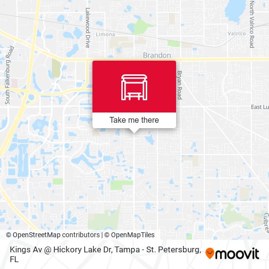 Kings Av @ Hickory Lake Dr map