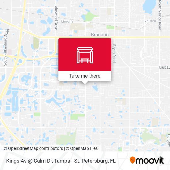 Kings Av @ Calm Dr map