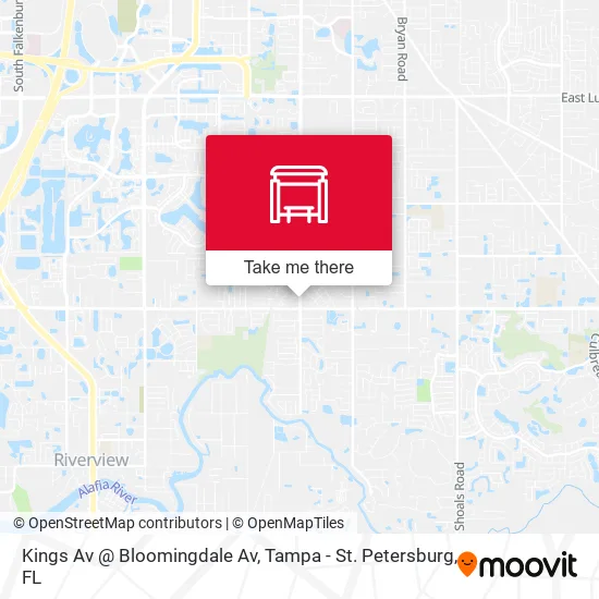 Mapa de Kings Av @ Bloomingdale Av