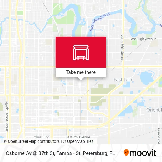 Osborne Av @ 37th St map