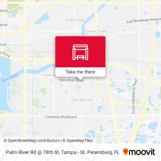 Mapa de Palm River Rd @ 78th St