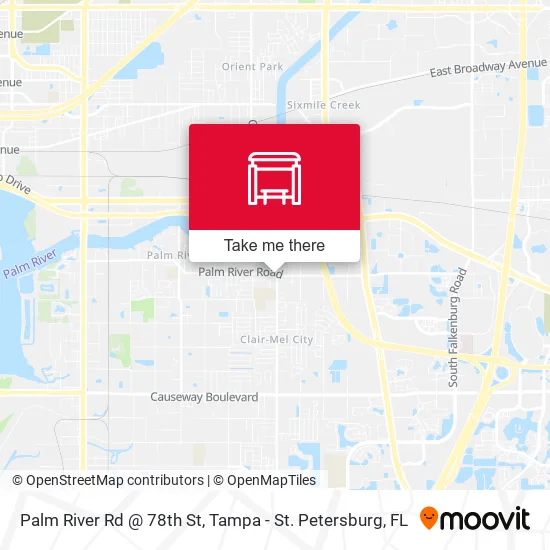 Mapa de Palm River Rd @ 78th St