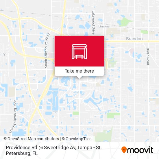Mapa de Providence Rd @ Sweetridge Av