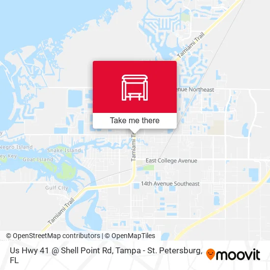 Mapa de Us Hwy 41 @ Shell Point Rd