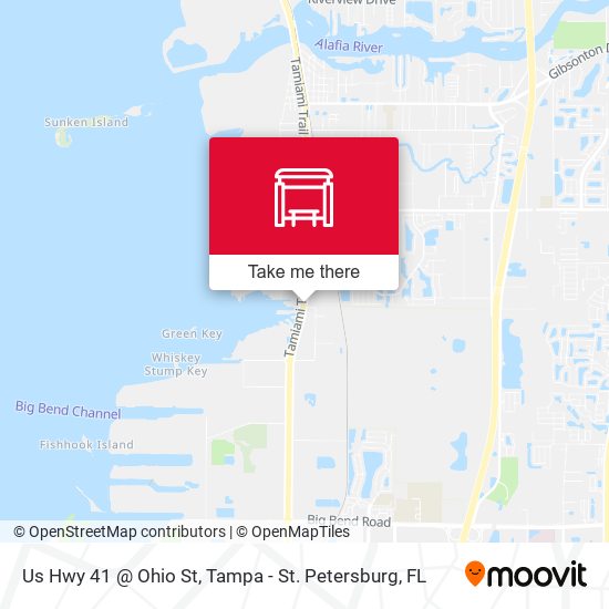 Us Hwy 41 @ Ohio St map