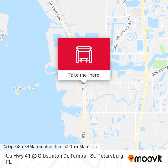 Mapa de Us Hwy 41 @ Gibsonton Dr