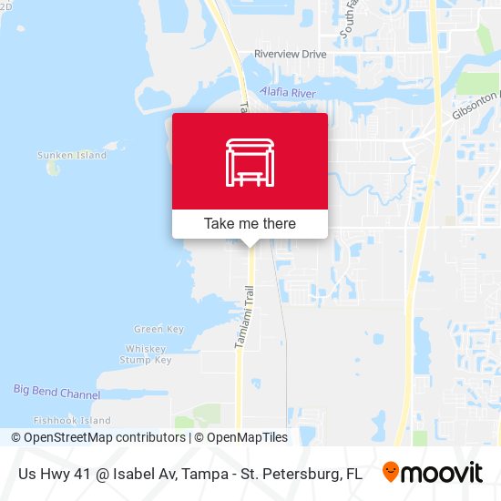 Us Hwy 41 @ Isabel Av map