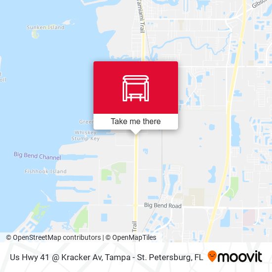 Us Hwy 41 @ Kracker Av map