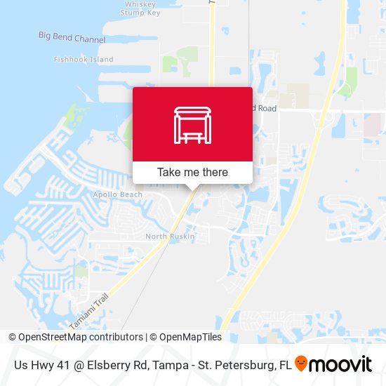 Us Hwy 41 @ Elsberry Rd map