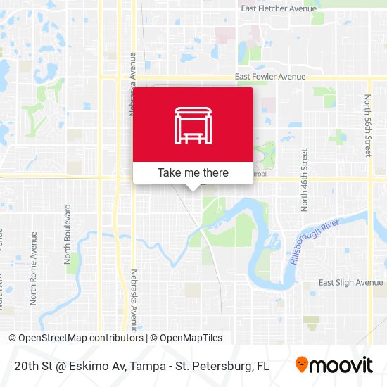 20th St @ Eskimo Av map