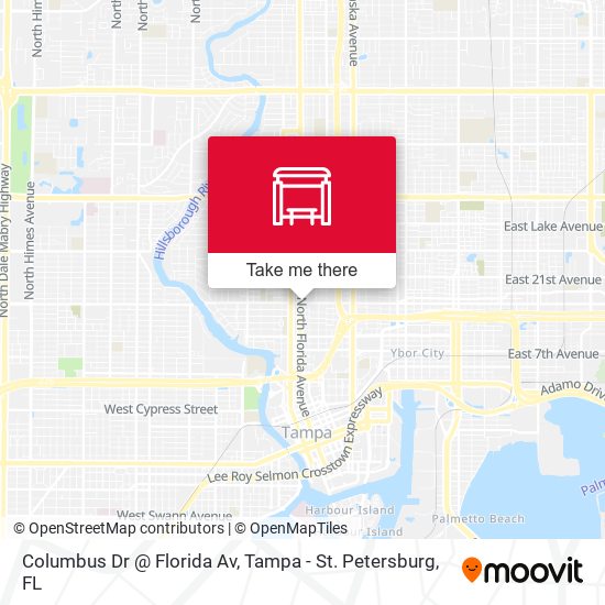 Mapa de Columbus Dr @ Florida Av