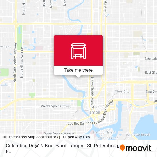 Mapa de Columbus Dr @ N Boulevard