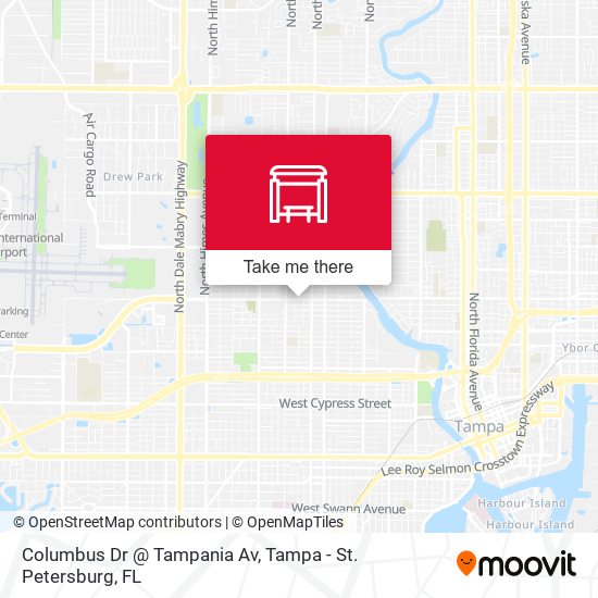 Mapa de Columbus Dr @ Tampania Av