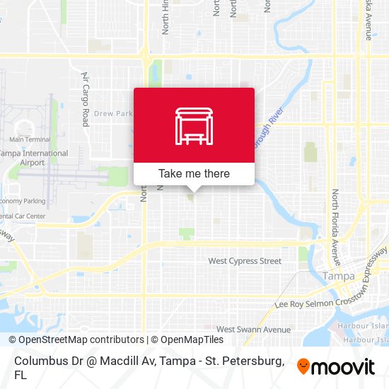 Columbus Dr @ Macdill Av map