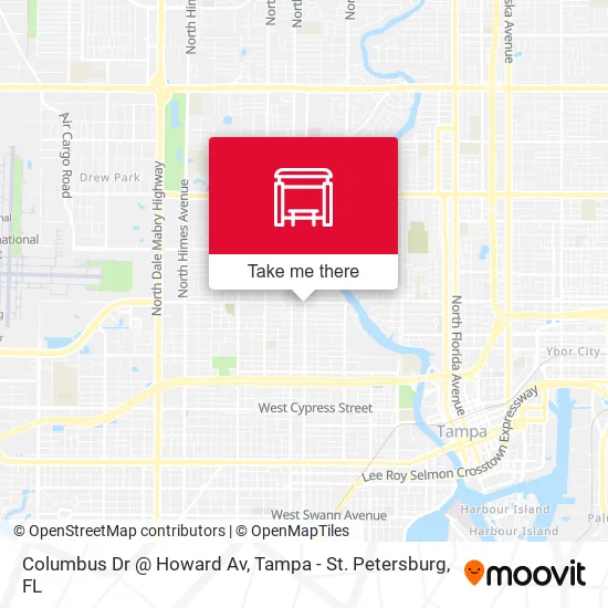 Columbus Dr @ Howard Av map