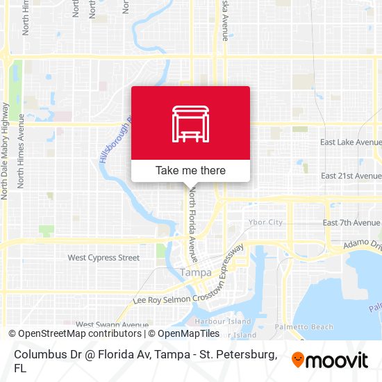 Columbus Dr @ Florida Av map