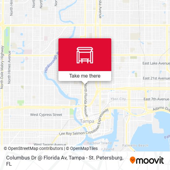 Mapa de Columbus Dr @ Florida Av