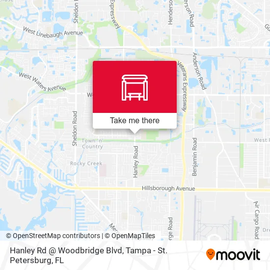 Mapa de Hanley Rd @ Woodbridge Blvd