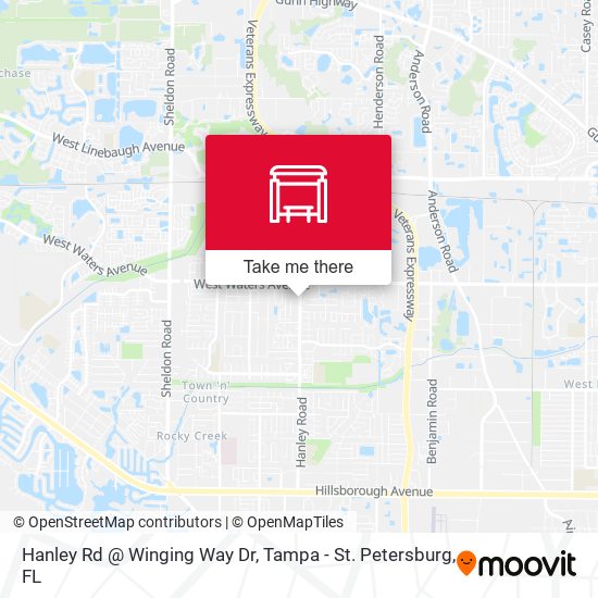Mapa de Hanley Rd @ Winging Way Dr