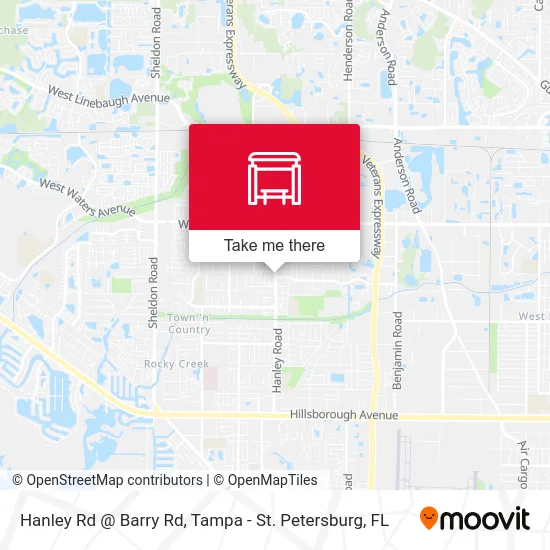 Hanley Rd @ Barry Rd map