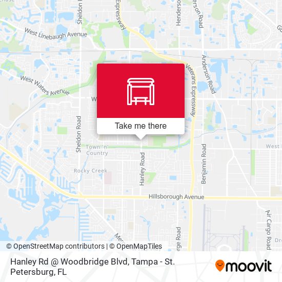 Mapa de Hanley Rd @ Woodbridge Blvd