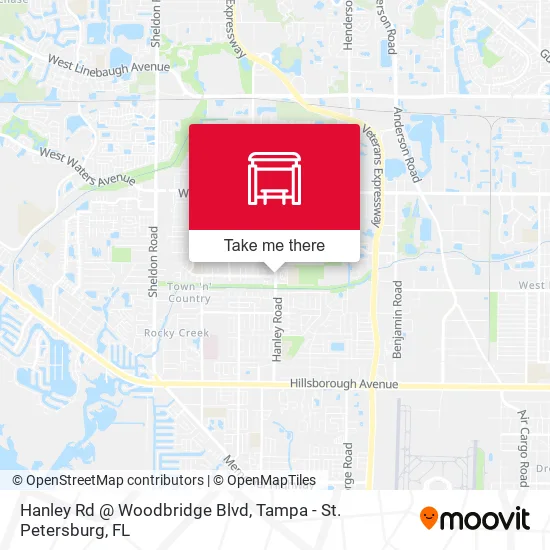 Mapa de Hanley Rd @ Woodbridge Blvd