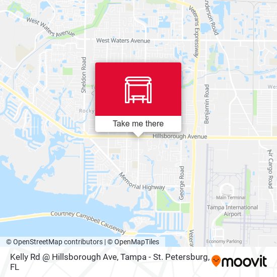 Kelly Rd @ Hillsborough Ave map