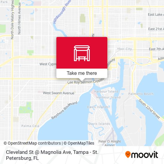 Cleveland St @ Magnolia Ave map