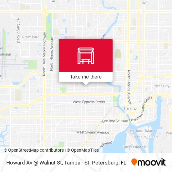 Mapa de Howard Av @ Walnut St
