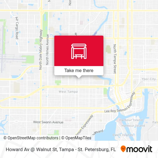 Howard Av @ Walnut St map