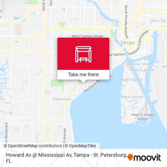 Howard Av @ Mississippi Av map