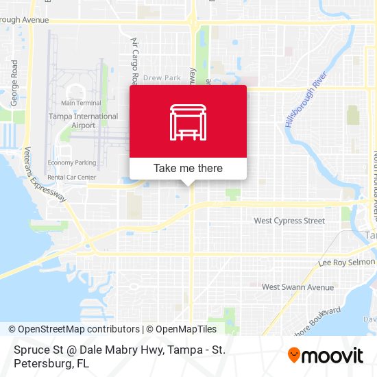 Spruce St @ Dale Mabry Hwy map