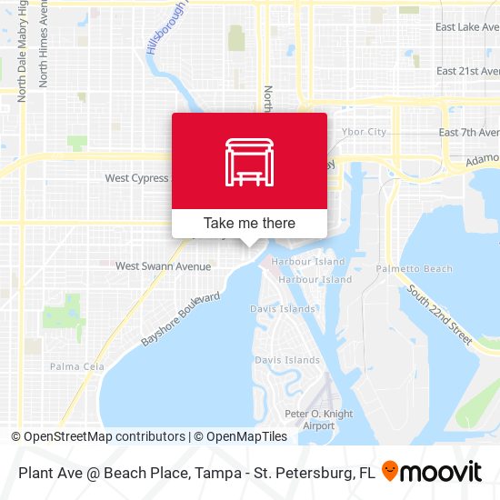 Plant Ave @ Beach Place map