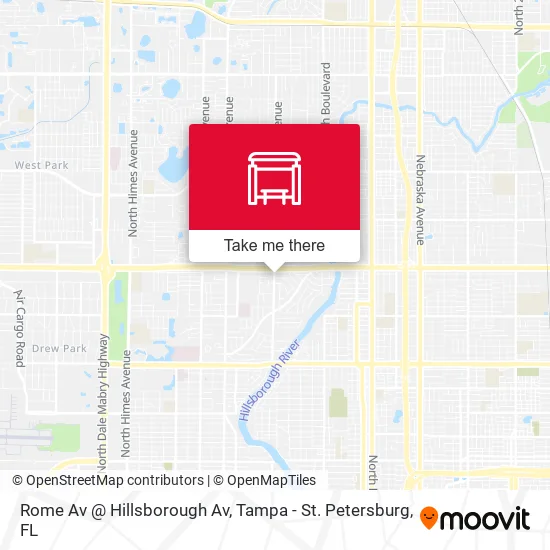 Mapa de Rome Av @ Hillsborough Av