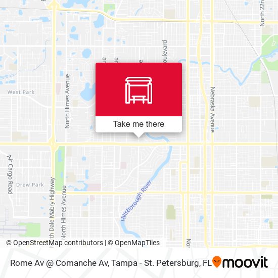 Rome Av @ Comanche Av map