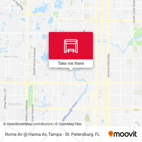 Mapa de Rome Av @ Hanna Av