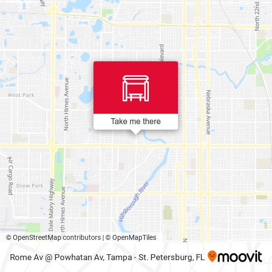 Mapa de Rome Av @ Powhatan Av