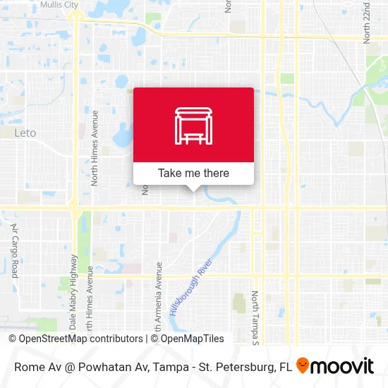 Rome Av @ Powhatan Av map