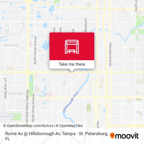 Rome Av @ Hillsborough Av map