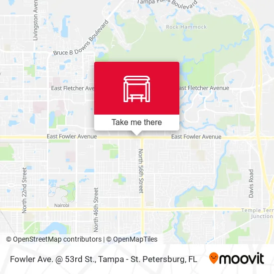 Mapa de Fowler Ave. @ 53rd St.