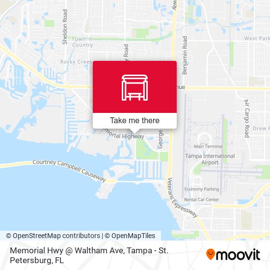 Memorial Hwy @ Waltham Ave map