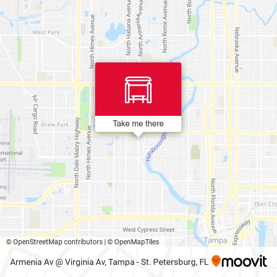 Mapa de Armenia Av @ Virginia Av