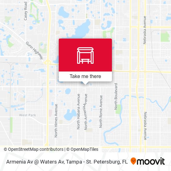 Armenia Av @ Waters Av map
