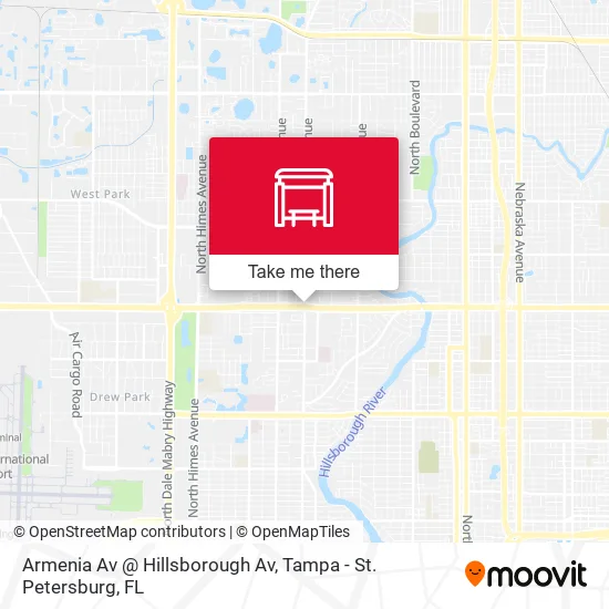 Armenia Av @ Hillsborough Av map